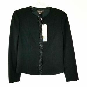 *NWT* 100% Wool EPISODE Black Dress Jacket, size 6